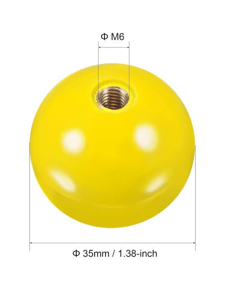 Joystick Reemplazo uxcell Bola Superior 35 mm Verde/Amarillo Joystick Reemplazo uxcell Bola Superior 35 mm Verde/Amarillo