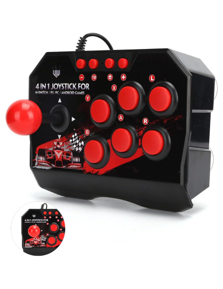 Joystick Universal con Cable GOSHYDA 21x15cm para PC Joystick Universal con Cable GOSHYDA 21x15cm para PC