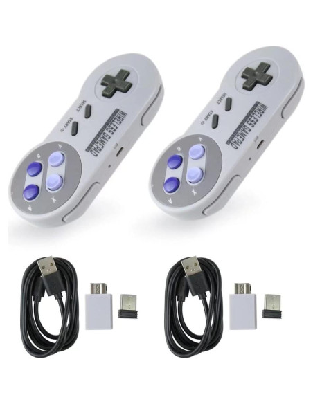 Controlador Inalámbrico Gxcdizx para SNES Classic y PC Controlador Inalámbrico Gxcdizx para SNES Classic y PC