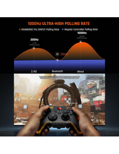 Controlador Inalámbrico BIGBIG WON Rainbow 2 Pro RGB PC