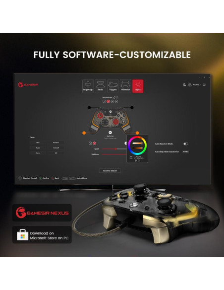 Controlador GameSir Kaleid Flux para Xbox y PC, RGB Controlador GameSir Kaleid Flux para Xbox y PC, RGB