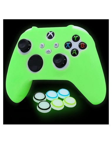 Funda de Silicona Verde Brillante para Controlador Xbox