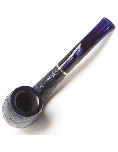 Pipa de Brezo Savinelli Alligator Azul 606 KS Hecha a Mano Pipa de Brezo Savinelli Alligator Azul 606 KS Hecha a Mano