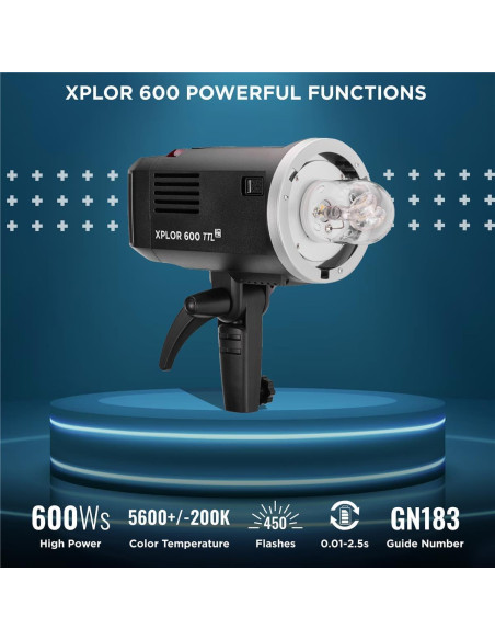 Flashpoint XPLOR 600 TTL Luz Estroboscópica 600W Inalámbrica Flashpoint XPLOR 600 TTL Luz Estroboscópica 600W Inalámbrica