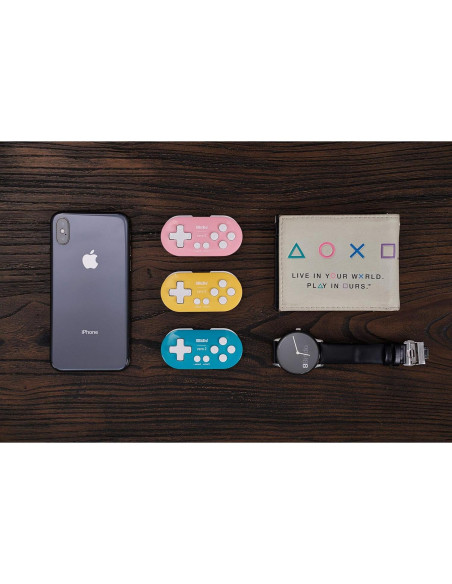 Controlador Mini Bluetooth 8Bitdo Zero 2 Amarillo para Switch Controlador Mini Bluetooth 8Bitdo Zero 2 Amarillo para Switch