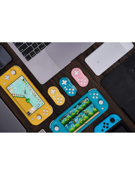 Controlador Mini Bluetooth 8Bitdo Zero 2 Amarillo para Switch Controlador Mini Bluetooth 8Bitdo Zero 2 Amarillo para Switch