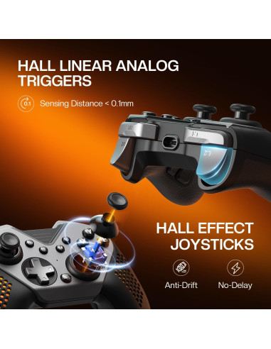 Controlador Inalámbrico NYXI Flexi, 1000Hz, RGB, 4 Botones