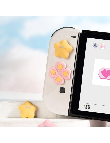 Tapa de Botones ABXY WISHAVEN para Nintendo Switch - Estrella Tapa de Botones ABXY WISHAVEN para Nintendo Switch - Estrella