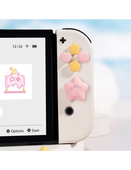 Tapa de Botones ABXY WISHAVEN para Nintendo Switch - Estrella Tapa de Botones ABXY WISHAVEN para Nintendo Switch - Estrella