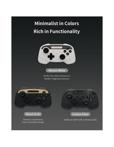 Controlador Inalámbrico Jowua para Tesla Modelo 3/Y/S/X