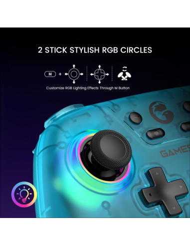 Controlador Inalámbrico GameSir Nova para Switch Verde
