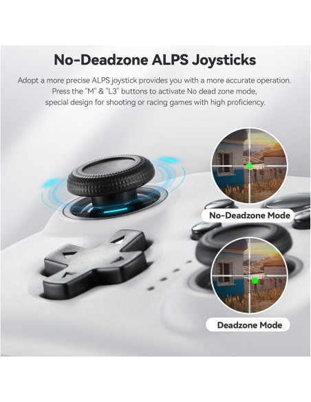 Controlador Pro Inalámbrico RGB para Switch - Joystick ALPS Controlador Pro Inalámbrico RGB para Switch - Joystick ALPS