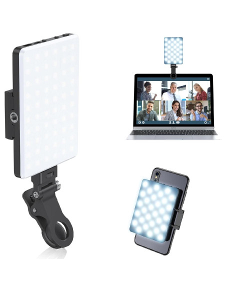 Luz de Relleno Recargable Spark Sync 2000mAh 60 LED Clip Luz de Relleno Recargable Spark Sync 2000mAh 60 LED Clip