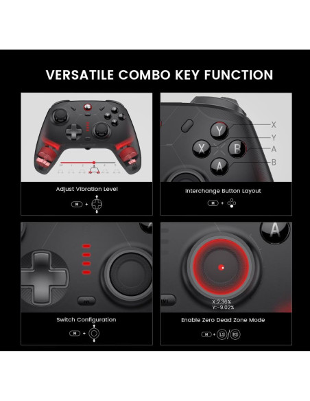 Controlador Inalámbrico GameSir Cyclone 2 para Switch y PC Controlador Inalámbrico GameSir Cyclone 2 para Switch y PC