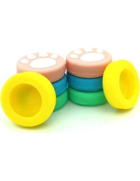 Tapa de Pulgar Silicona 4 Colores para Joy-Con Nintendo Switch Tapa de Pulgar Silicona 4 Colores para Joy-Con Nintendo Switch