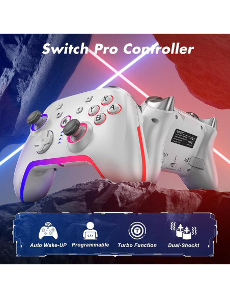 Controlador Pro Inalámbrico RuntoGOL para Switch y PC Controlador Pro Inalámbrico RuntoGOL para Switch y PC