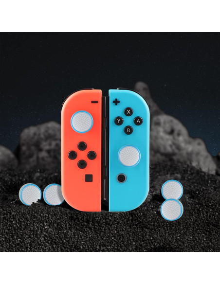 Tapa de Pulgar Silicona Xahpower para Joycon Switch 6PCS Tapa de Pulgar Silicona Xahpower para Joycon Switch 6PCS