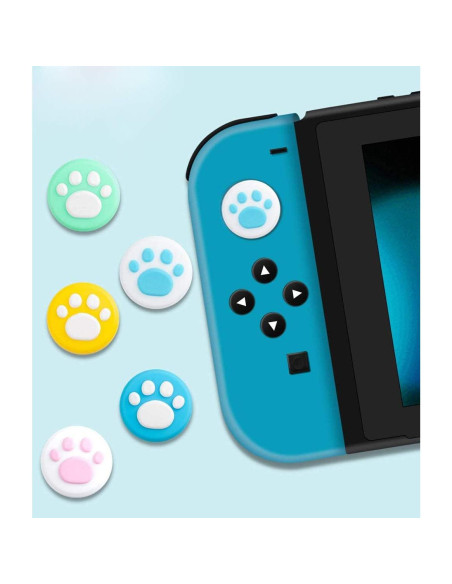 Tapa de agarre de joystick analógico Ambertown para Switch NS y Lite - Azul y Verde (2 Piezas) Tapa de agarre de joystick analógico Ambertown para Switch NS y Lite - Azul y Verde (2 Piezas)
