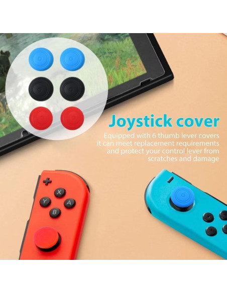 Juego de 4 Joysticks de Reemplazo Misimain para Nintendo Switch Juego de 4 Joysticks de Reemplazo Misimain para Nintendo Switch