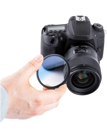 Kit de 6 Filtros de Lente de Color 49mm Acuvar para DSLR Kit de 6 Filtros de Lente de Color 49mm Acuvar para DSLR