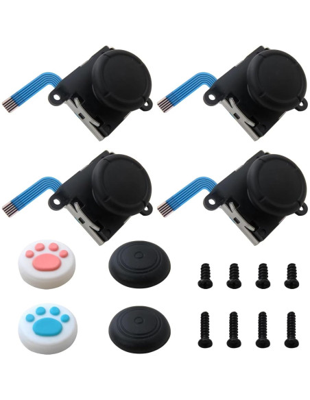 Reemplazo Joystick Analógico Misimain para Nintendo Switch - 4 Piezas Reemplazo Joystick Analógico Misimain para Nintendo Switch - 4 Piezas
