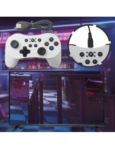Controlador Pro Inalámbrico WELURE para Nintendo Switch - Blanco