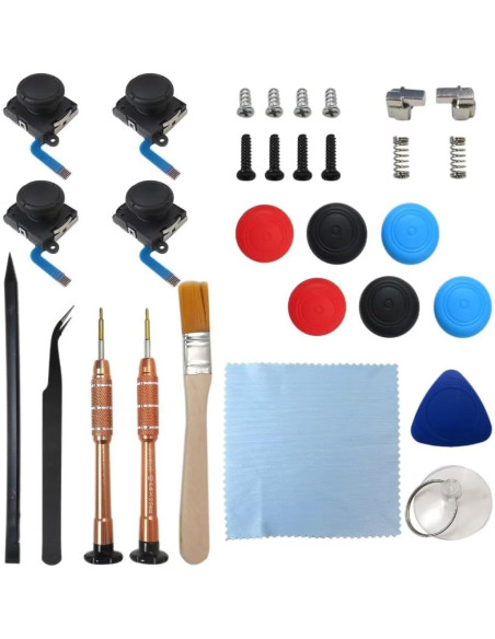 Kit de Repuesto Joysticks Analógicos GruDawu para Switch Kit de Repuesto Joysticks Analógicos GruDawu para Switch