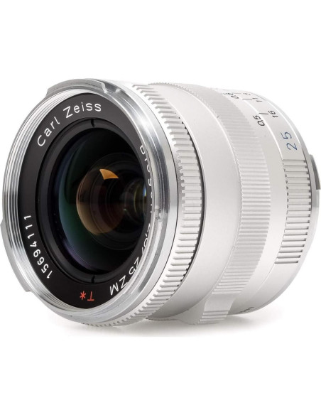 Lente Gran Angular ZEISS Biogon T* 2.8/25 ZM Plata para Leica Lente Gran Angular ZEISS Biogon T* 2.8/25 ZM Plata para Leica