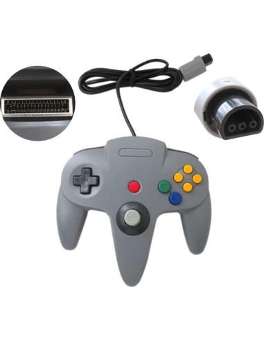 Controlador Clásico USonline911 para Nintendo 64 - Gris