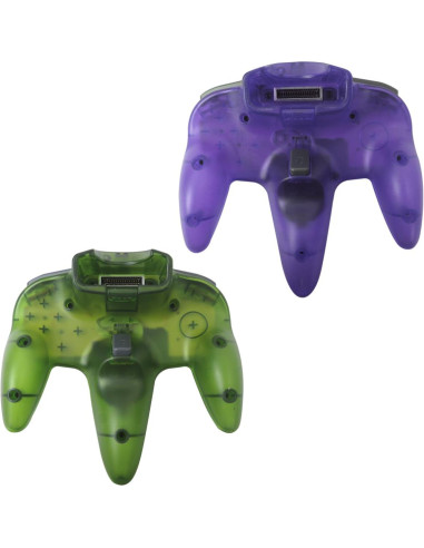 Controlador N64 Loner Con Cable 2 Joysticks Retro 10 Botones
