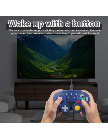 Controlador Inalámbrico LINGSEE Morado para Nintendo Switch Controlador Inalámbrico LINGSEE Morado para Nintendo Switch