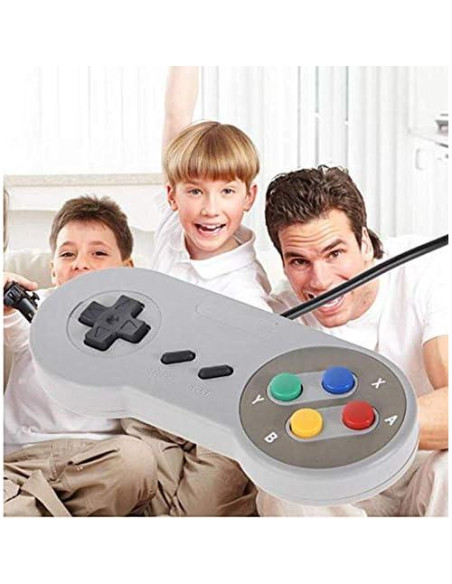 Paquete 2 Controladores USB Retro TOOPONE para PC y Mac Paquete 2 Controladores USB Retro TOOPONE para PC y Mac