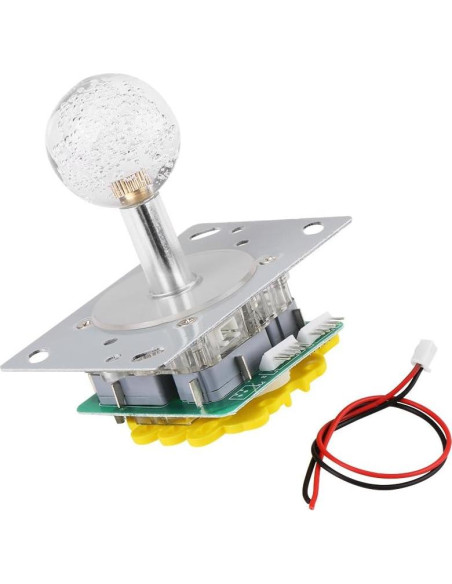 Joystick LED Zerodis para Juegos, Mango Largo, 8/4 Vías Joystick LED Zerodis para Juegos, Mango Largo, 8/4 Vías