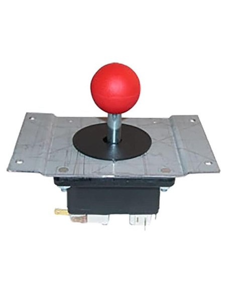 Joystick Super 4 Vías Suzo-Happ para Pac-Man con Perilla Roja Joystick Super 4 Vías Suzo-Happ para Pac-Man con Perilla Roja
