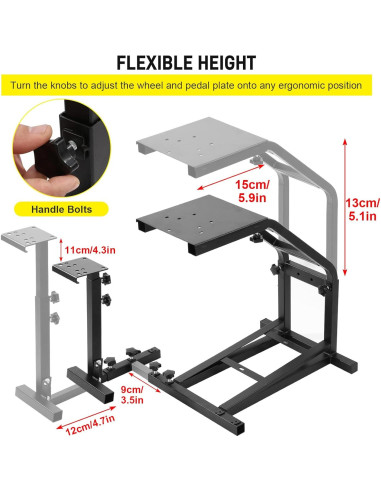Soporte de Volante Ajustable Likeem para Logitech G25 G27 G29
