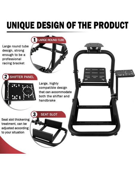 Cockpit de Simulador de Carreras Supllueer Ajustable Compatible Cockpit de Simulador de Carreras Supllueer Ajustable Compatible