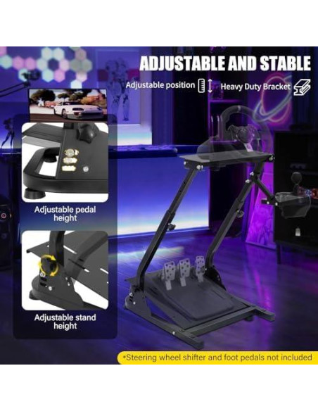 Soporte Ajustable para Volante de Carreras Likeem G920 Soporte Ajustable para Volante de Carreras Likeem G920