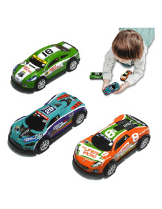 Juego de Coches de Carreras Bokoeiei 3 Piezas 12,7 cm