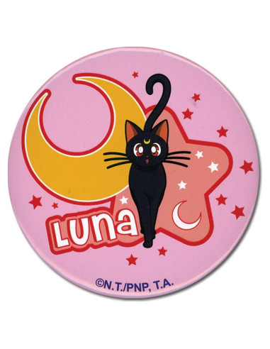 Botón Sailor Moon Luna 3.18 cm - Gran Entretenimiento del Este