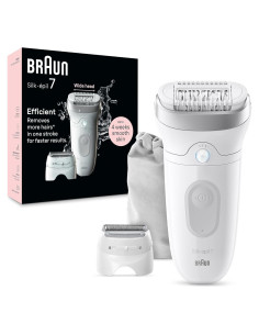 Epilador Braun Silk-épil 7 SE7-041 Húmedo y Seco Plata