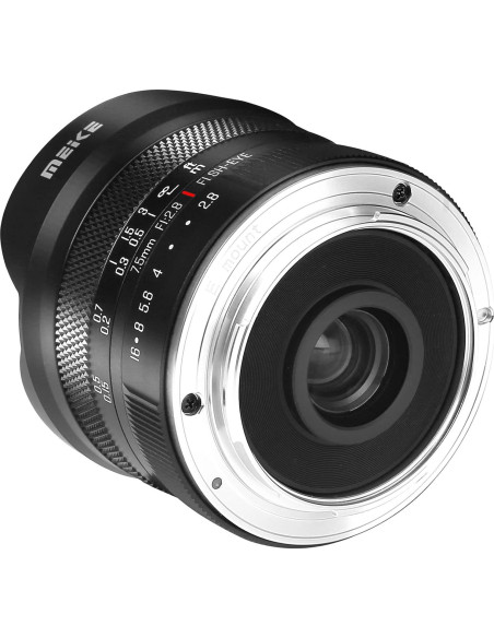 Lente Ojo de Pez Meike 7.5mm f2.8 para Cámaras Sony APS-C Lente Ojo de Pez Meike 7.5mm f2.8 para Cámaras Sony APS-C
