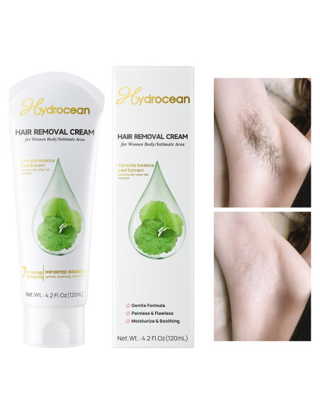 Crema Depilatoria HYDROCEAN 120ml Indolora para Mujeres Crema Depilatoria HYDROCEAN 120ml Indolora para Mujeres