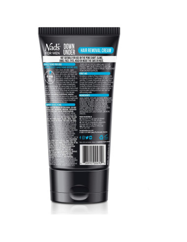 Crema Depilatoria Nad's Para Hombres - Vello Íntimo Sin Dolor