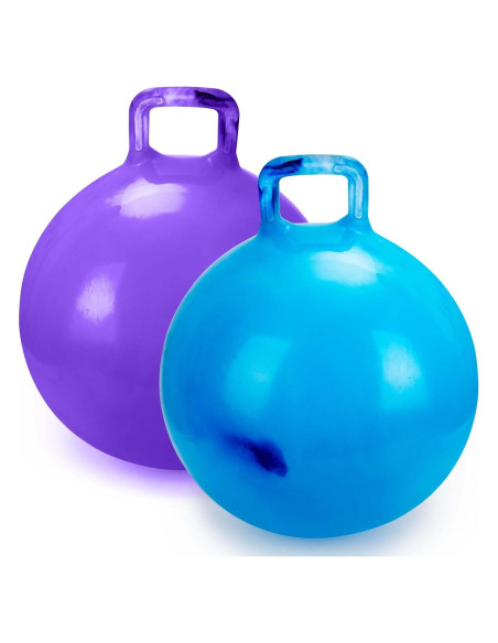 Paquete de 2 Pelotas Saltarinas Willingfun 45.72 cm con Bomba Paquete de 2 Pelotas Saltarinas Willingfun 45.72 cm con Bomba