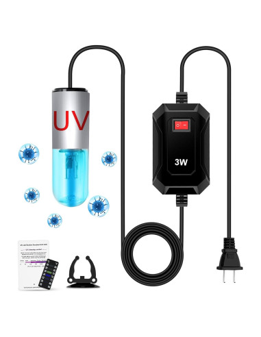Luz Mini de Limpieza de Acuario TAISHAN 3W Verde Impermeable