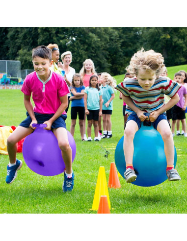 Paquete de 2 Pelotas Saltarinas Willingfun 45.72 cm con Bomba
