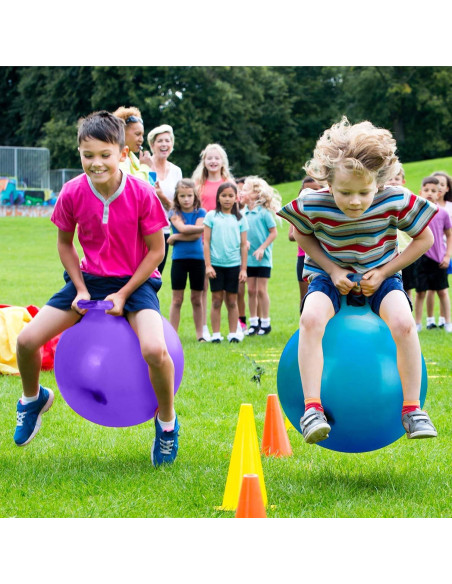 Paquete de 2 Pelotas Saltarinas Willingfun 45.72 cm con Bomba Paquete de 2 Pelotas Saltarinas Willingfun 45.72 cm con Bomba