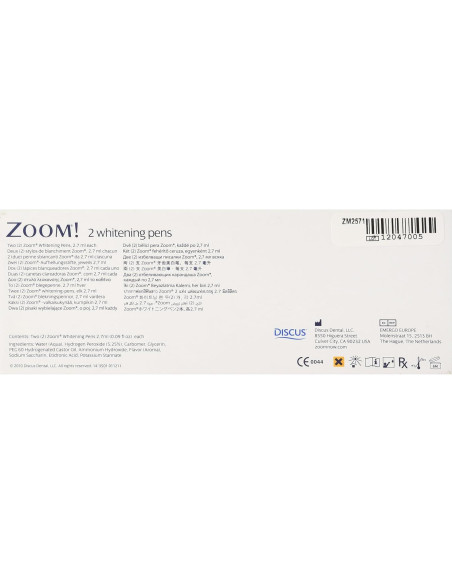 Bolígrafos Blanqueadores Dental Zoom - 2 Unidades Bolígrafos Blanqueadores Dental Zoom - 2 Unidades