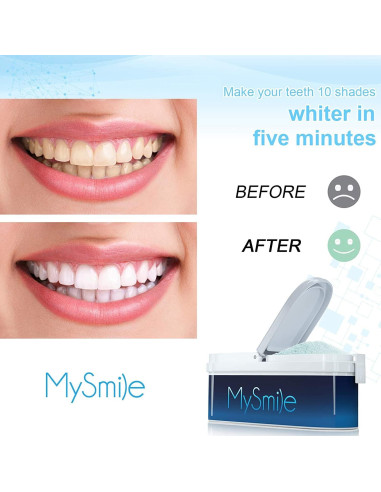Polvo Blanqueador de Dientes MySmile 40g Natural Menta