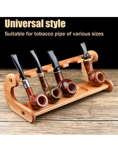 Soporte para Pipas de Tabaco PRIPRAEECK Madera 5 Capas